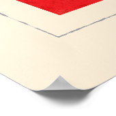 Signalflagge "R" für den Buchstaben Poster (Ecke)