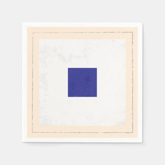 Signalflagge "S" für den optischen Buchstaben Serviette (Vorderseite)