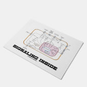 Signalisieren innerhalb der fußmatte (Schrägansicht)