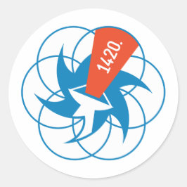 Signalkartellaufkleber Runder Aufkleber