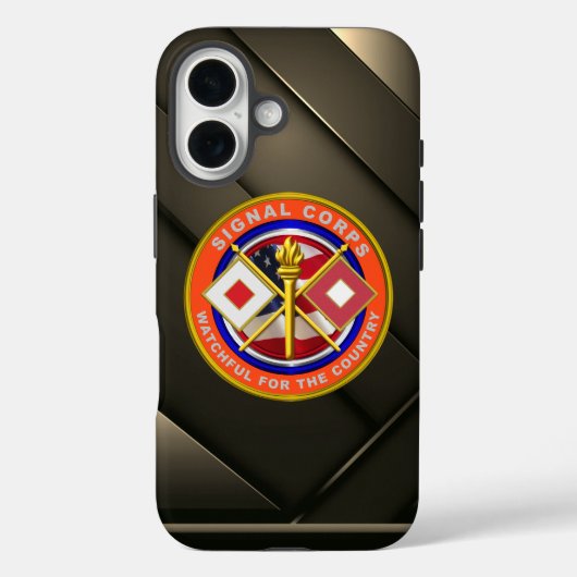 Signalkorps Case-Mate iPhone Hülle (Rückseite)