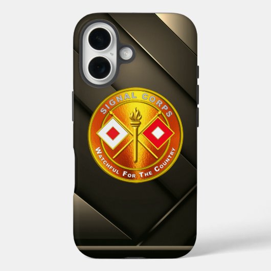 Signalkorps Case-Mate iPhone Hülle (Rückseite)