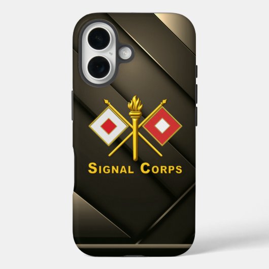 Signalkorps Case-Mate iPhone Hülle (Rückseite)