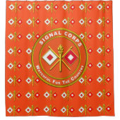 Signalkorps-Duschvorhang Duschvorhang (Vorderseite)