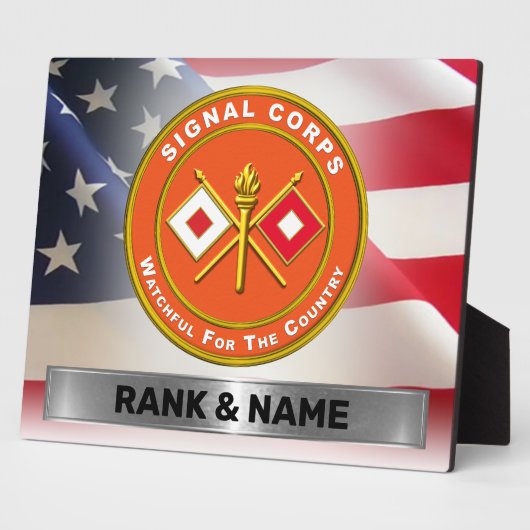 Signalkorps Fotoplatte (Seite)