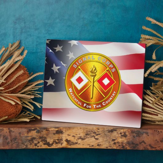 Signalkorps Fotoplatte (Seite)