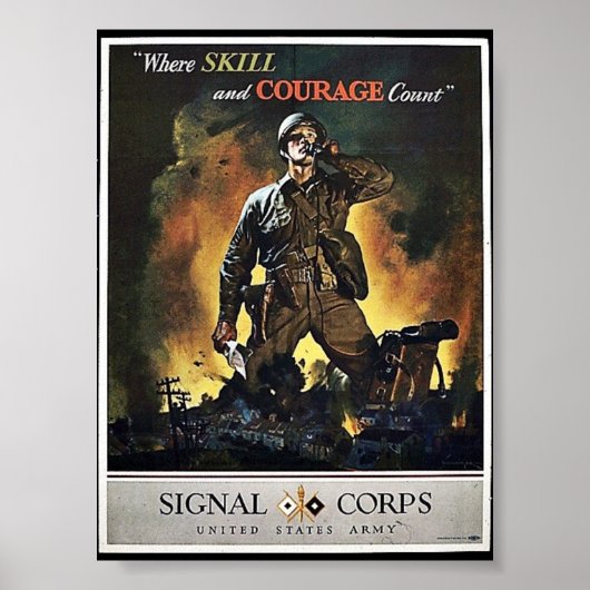 Signalkorps Poster (Vorne)