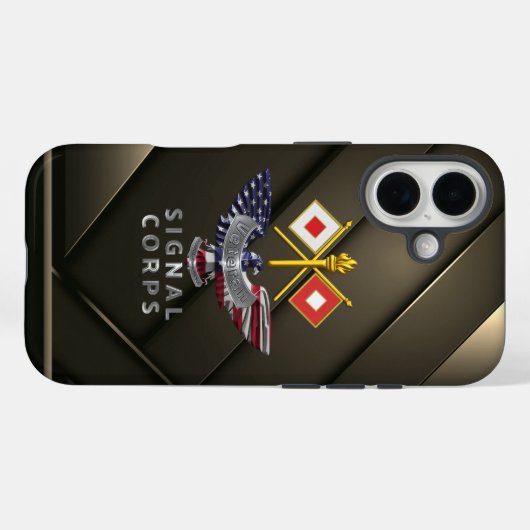 Signalkorps Veteran Case-Mate iPhone Hülle (Rückseite (Horizontal))
