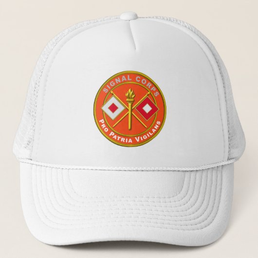 Signalkorps Veteran Truckerkappe (Vorderseite)