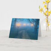 Signalleuchten in der Nebelkarte Karte (Gelbe Blume)