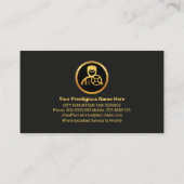 Signalleuchten Visitenkarte (Rückseite)