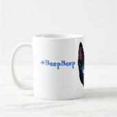 Signalton-Signalton BONK Kätzchen-Katzen-Tasse Kaffeetasse (Links)