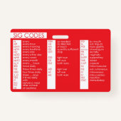 Signaltoncode Ausweis (Vorderseite)