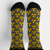 Signaltonsocken mit Radioaktivität Socken (Oben)