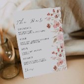 Signaltonvorlage für das Menü "Rose", Einladung