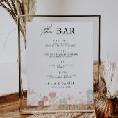 Signaltonvorlage für das Menü "Wildblume" Poster