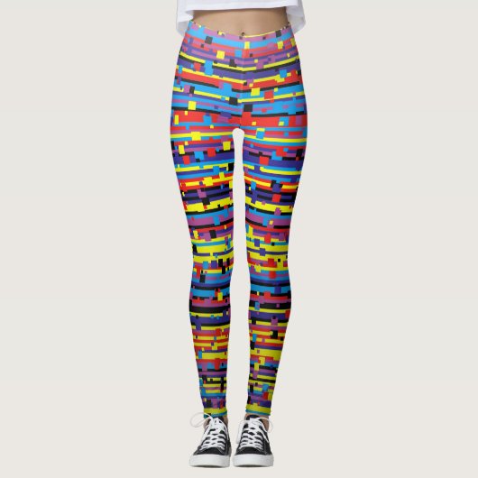 Signalverlustmuster Leggings (Vorderseite)