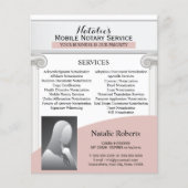 Signatur-Agent für Notare für mobile Geräte Berufl Flyer (Vorne)