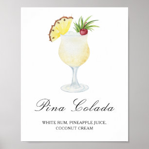 Signatur-Cocktail - Pina Colada Poster
