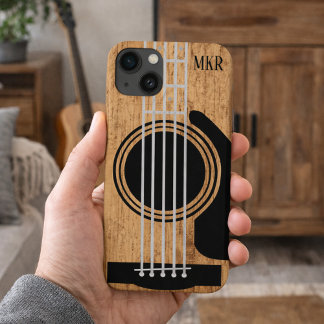 Signatur der Gitarre aus altem Holz Case-Mate iPhone Hülle