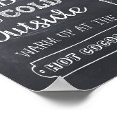 Signatur der Hot Chocolate Poster (Ecke)