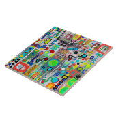 Signatur der Times 6 x 6 Keramik Tile Fliese (Seite)