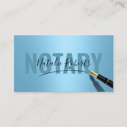 Signatur des mobilen Notdienstes Modernes Licht Bl Visitenkarte (Vorderseite)