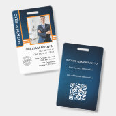 Signatur des öffentlichen Notars Agent-ID Ausweis (Vorder- & Rückseite)