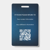 Signatur des öffentlichen Notars Agent-ID Ausweis (Rückseite)