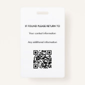 Signatur des öffentlichen Notars Agent-ID Ausweis (Rückseite)