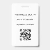 Signatur des öffentlichen Notars Agent-ID Ausweis (Back)