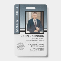 Signatur des öffentlichen Notars Agent-ID