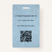 Signatur des öffentlichen Notars Agent-ID Ausweis (Rückseite)