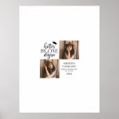 Signatur des personalisierten Abschlusses mit 2 Fo Poster (Vorne)