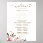 Signatur des Pumpkin-Hochzeit im Herbst-Programms Poster (Vorne)