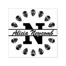 Signatur, Diamanten und Monogramm