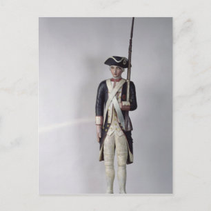 Signatur einer französischen Nationalgarde Postkarte