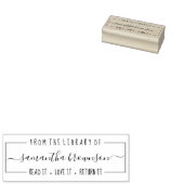 Signatur eines benutzerdefinierten Bibliotheksleit Gummistempel (Stempel)