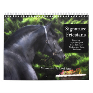 Signatur-Friesische Stallionen Kalender