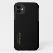 Signatur für Business Script Case-Mate iPhone Hülle (Rückseite)