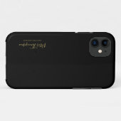 Signatur für Business Script Case-Mate iPhone Hülle (Rückseite (Horizontal))