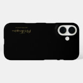 Signatur für Business Script Case-Mate iPhone Hülle (Rückseite (Horizontal))