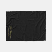 Signatur für Business Script Fleecedecke (Vorderseite (Horizontal))