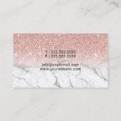 Signatur für die öffentliche Rose für mobiles Nota Visitenkarte (Rückseite)