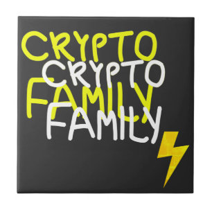Signatur für Funky Crypto Family Energy Power Fliese