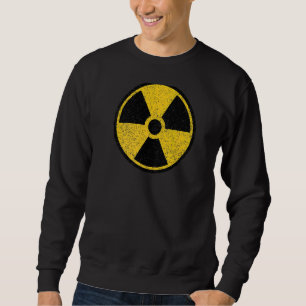 Signatur für radioaktive Nukleare Warnsymbol Sweatshirt