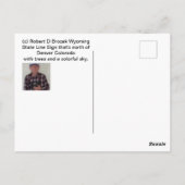 Signatur für Staat-Warteschlange auf Postkarte (Rückseite)