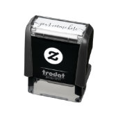 Signatur Handgeschriebenes Skript einfacher Name h Permastempel (Produkt)