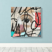 Signatur Leinwanddruck (Insitu (Holzboden))