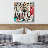 Signatur Leinwanddruck (Insitu (Schlafzimmer))